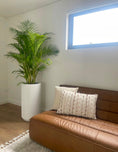Load image into Gallery viewer, White tall corrugated U pot - Large