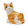 Load image into Gallery viewer, Hugging cats planter - ginger and white

