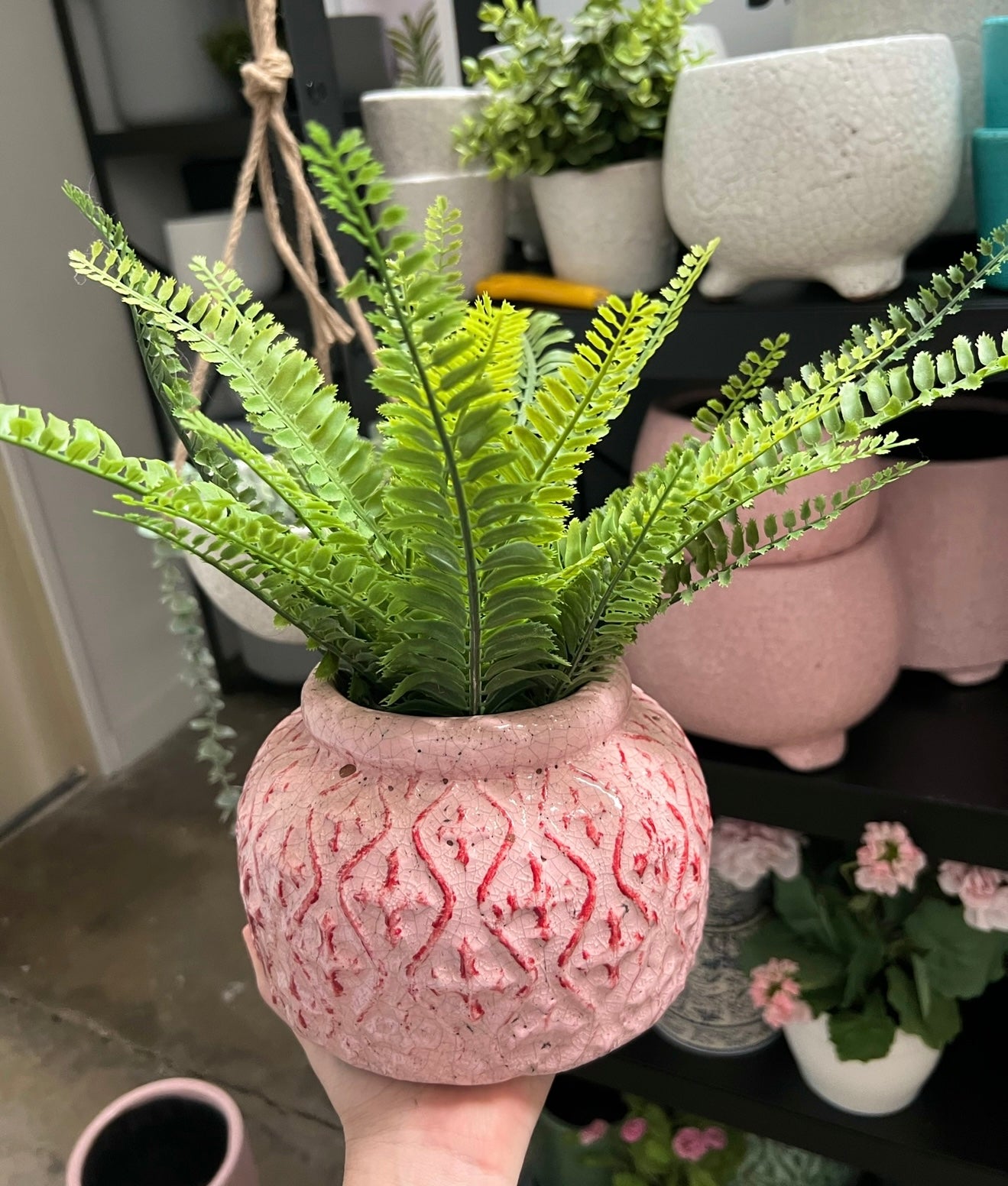 Tang planter - Baby pink