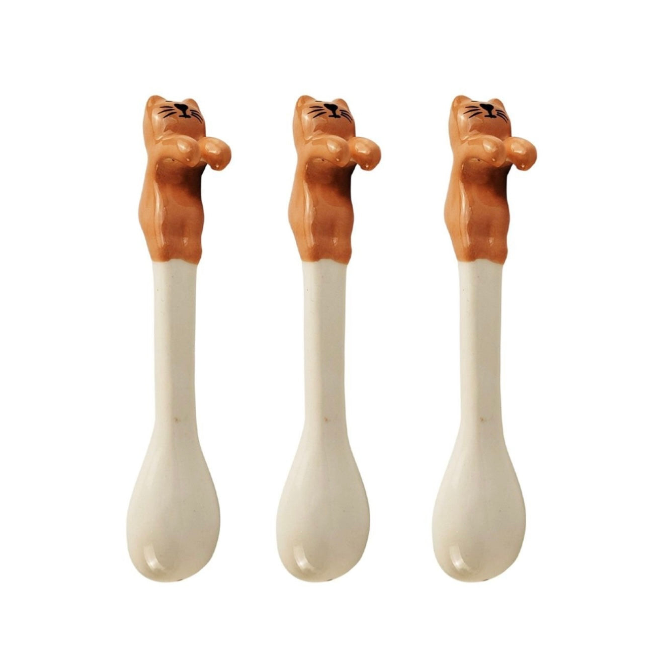 Hanging cat spoon - Orange